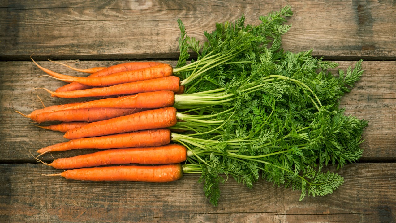 Cenouras é uma fonte de vitamina A