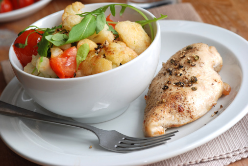 Couve-flor com frango de Carol Buffara