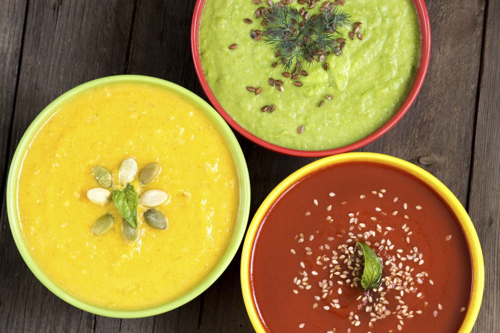 A dieta da sopa no jantar