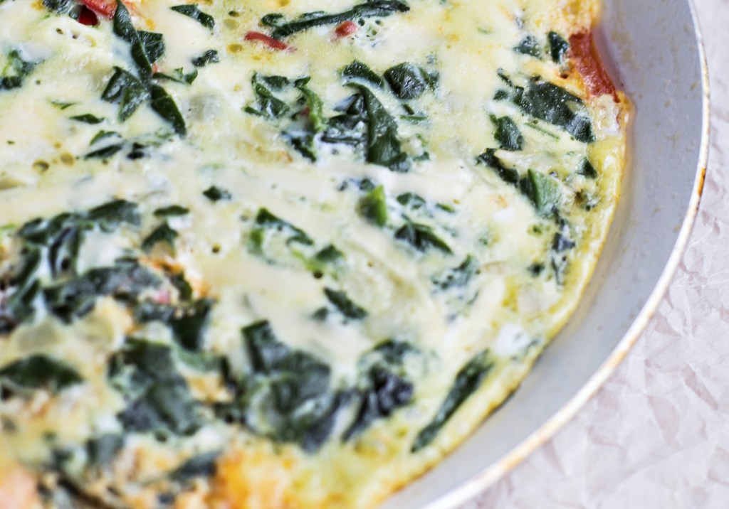 Omelete de espinafre
