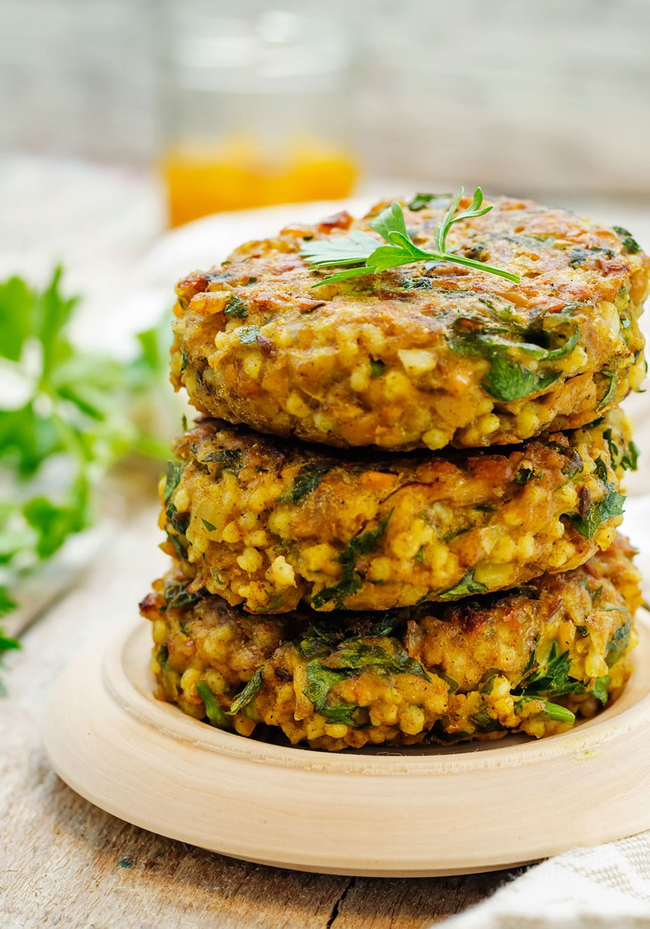 Bolinho de grão-de-bico