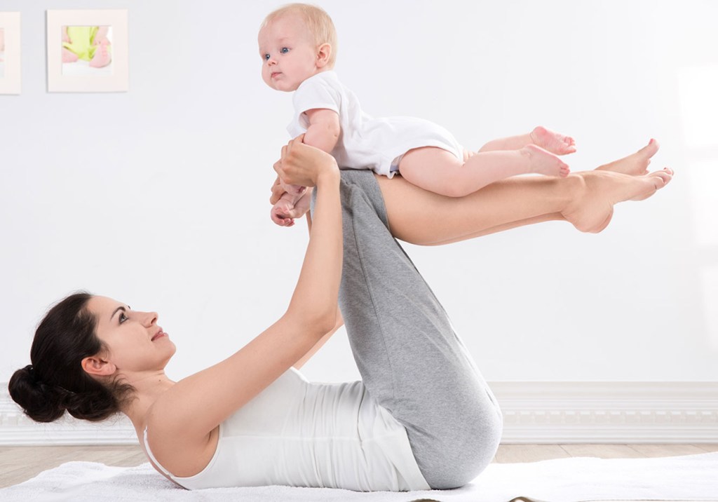 5 exercícios para você fazer com o seu bebê