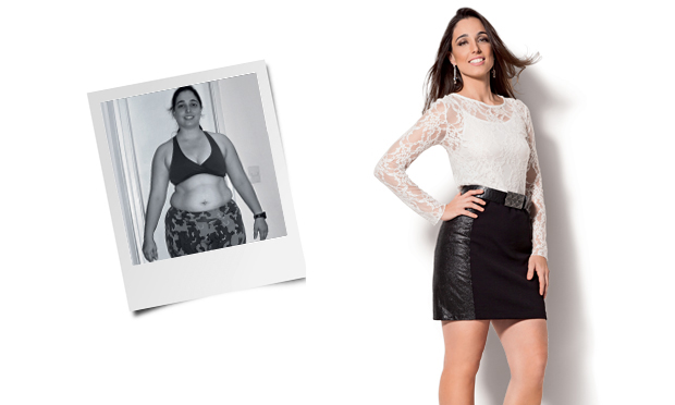 Inspiração: com 43 kg a menos ela trocou todo o guarda-roupa