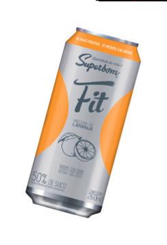 O Fit Néctar de Laranja, da Superbom, traz  50% do suco da  fruta. Adoçado com sucralose, contém  52 calorias na latinha (260 ml, R$ 4,90). Outros sabores: uva, maracujá e tangerina.