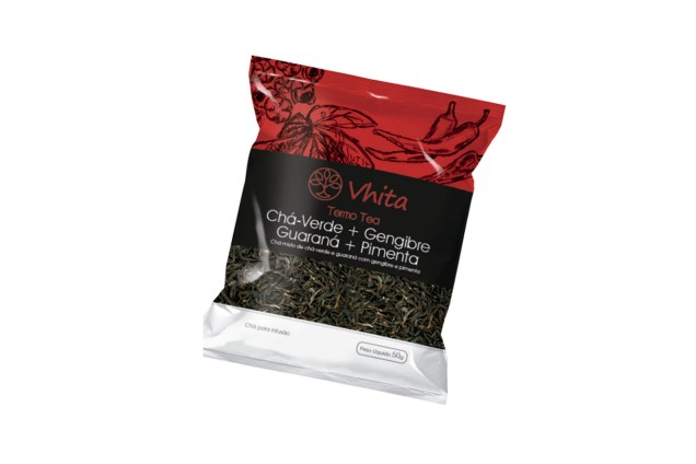 Mix de chá-verde, gengibre, guaraná e pimenta-caiena, o Termo Tea (R$ 18,50*, 50 g), da Vhita, acelera o metabolismo. Use 1 colher de sopa (9 g) para 1/2 litro de água fervente, abafe por alguns minutos, coe e beba quente ou frio.<em>*Preço pesquisado em fevereiro de 2017</em> Mix de chá-verde, gengibre, guaraná e pimenta-caiena, o Termo Tea (R$ 18,50*, 50 g), da Vhita, acelera o metabolismo. Use 1 colher de sopa (9 g) para 1/2 litro de água fervente, abafe por alguns minutos, coe e beba quente ou frio.<em>*Preço pesquisado em fevereiro de 2017</em>