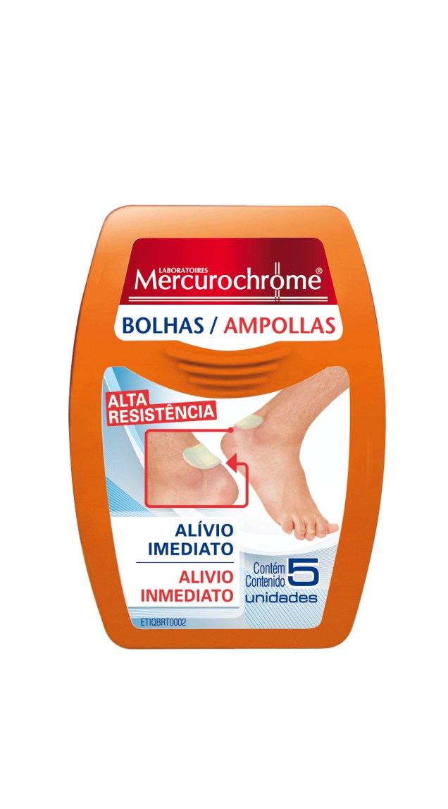 Bolhas alta resistência, Mercurochrome, R$ 37,90. Encontre nas principais drogarias do pais. Bolhas alta resistência, Mercurochrome, R$ 37,90. Encontre nas principais drogarias do pais.