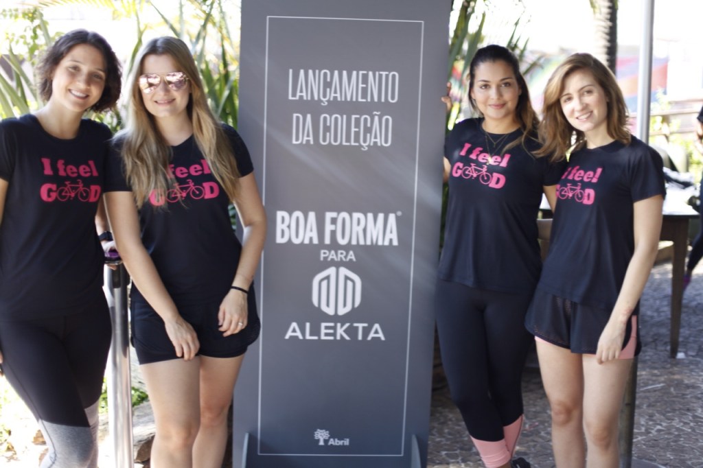 Equipe da BOA FORMA: Daniela Bernardi, editora de fitness; Juliana Diniz, redatora-chefe; Nelize Dezzen, editora de estilo; e Luiza Monteiro, rep&oacute;rter do site