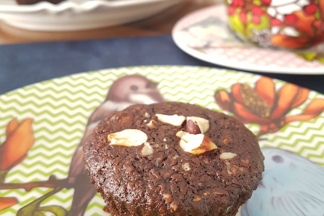 Bolinho de cacau e avelã
