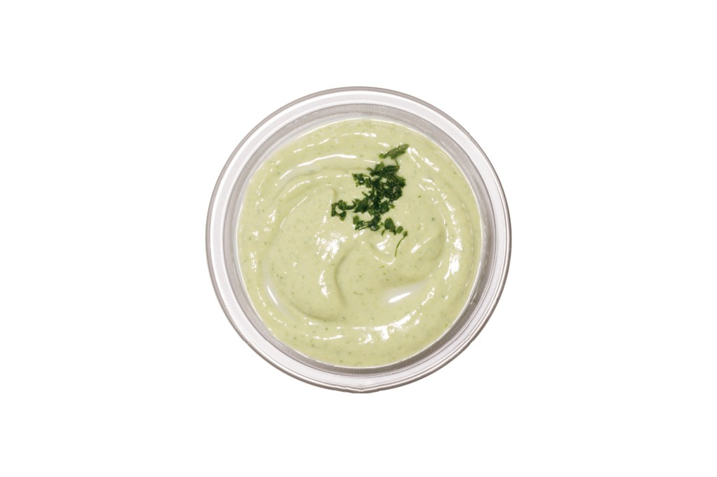 Creme vegano de tofu e ervas é fonte de proteína