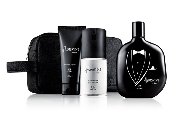 Kit Humor a Rigor Exclusivo, Natura, R$134,90 (<a href="https://www.natura.com.br" target="_blank" rel="noopener noreferrer">www.natura.com.br</a>) Kit Humor a Rigor Exclusivo, Natura, R$134,90 (<a href="https://www.natura.com.br" target="_blank" rel="noopener noreferrer">www.natura.com.br</a>)