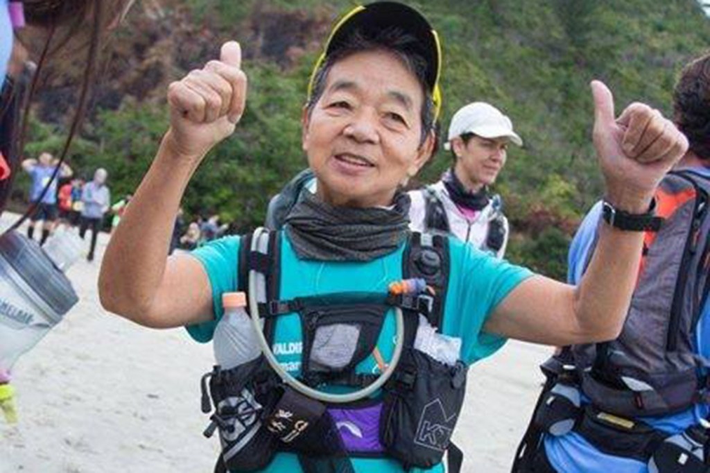 Aos 66 anos, Tomiko Eguchi se prepara para sua 84ª ultramaratona