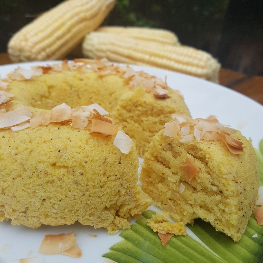Festa junina: bolo de milho saudável com leite de coco