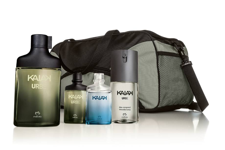 Kit Kaiak Urbe com Mala Esportiva, Natura, R$ 147,80 <a href="https://rede.natura.net" target="_blank" rel="noopener">rede.natura.net</a>