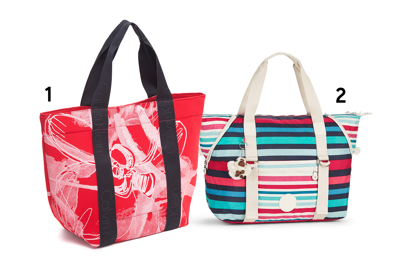 <b><span>1. Bolsa, <a href="https://explore.calvinklein.com/pt_BR/" target="_blank" rel="noopener">Calvin Klein Jeans</a>, R$ 380; 2.&nbsp;</span></b><b><span>Bolsa Art M, <a href="https://www.kipling.com.br/" target="_blank" rel="noopener">Kipling</a>, R$ 750&nbsp;</span></b><span>(Pre&ccedil;os pesquisados em agosto de 2017). &nbsp;</span><span>Sabe aquele dia corrido em que, al&eacute;m do treino e do trabalho, tem encontro com as amigas e compromissos na rua? &nbsp;Essas op&ccedil;&otilde;es s&atilde;o &oacute;timas para comportar todo o seu material da academia sem perder o estilo.</span>