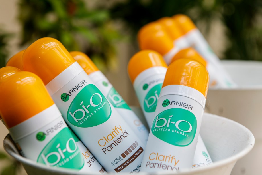 Antes do aul&atilde;o, todas as convidadas puderam experimentar B&iacute;-O Clarify Pantenol e B&iacute;-O Clarify Pantenol Pele Morena a Negra &ndash; este &uacute;ltimo &eacute; o primeiro desodorante clareador espec&iacute;fico para a pele morena a negra.