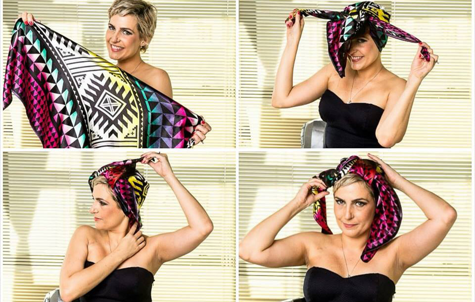 Outubro rosa: blogueira mostra como fazer amarrações com lenço