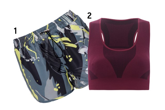 1. Short, <a href="https://www.alphorria.com.br/" target="_blank" rel="noopener">Alphorria</a>, R$ 370; 2.&nbsp;Top, <a href="https://loja.bluebeach.com.br/" target="_blank" rel="noopener">Bluebeach</a>, R$ 80 (pre&ccedil;os pesquisados em outubro de 2017).&nbsp;