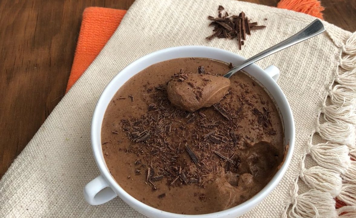 mousse de chocolate