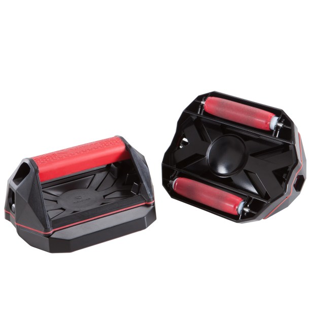 Push up wheel (disco deslizante), Domyos; R$ 119,99, disponível na Decathlon (<span>www.decathlon.com.br)</span>