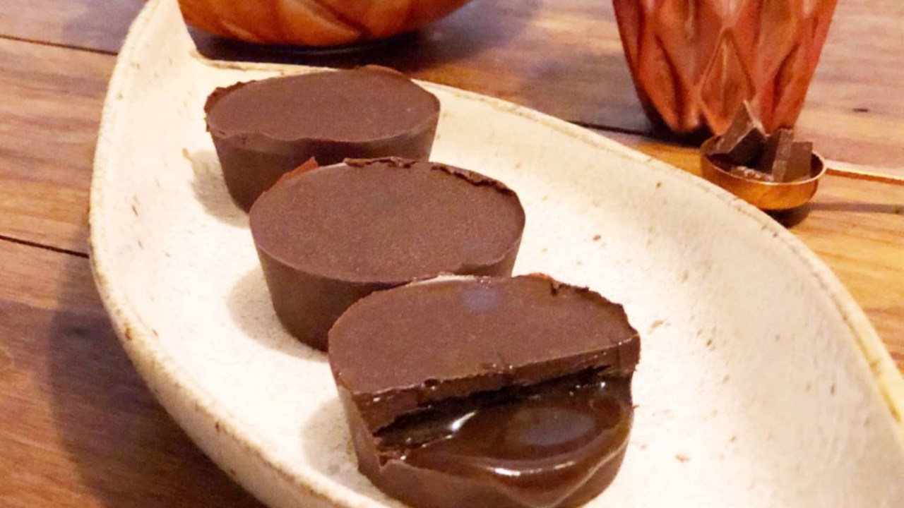 bombom de caramelo