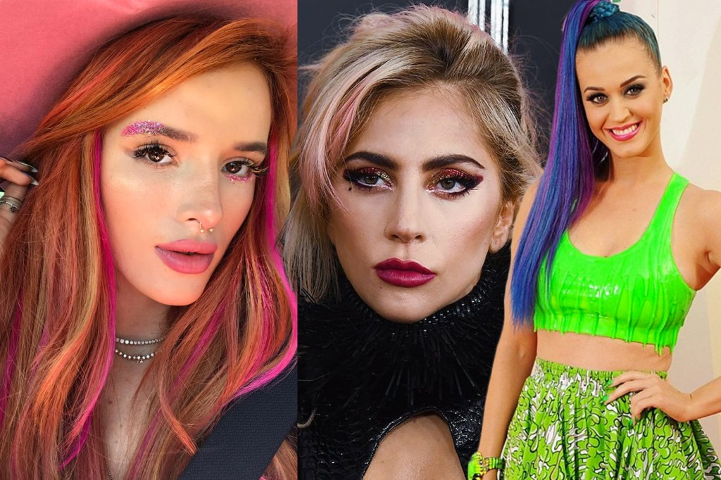 5 famosas com rainbow hair – e dicas para tratar fios coloridos