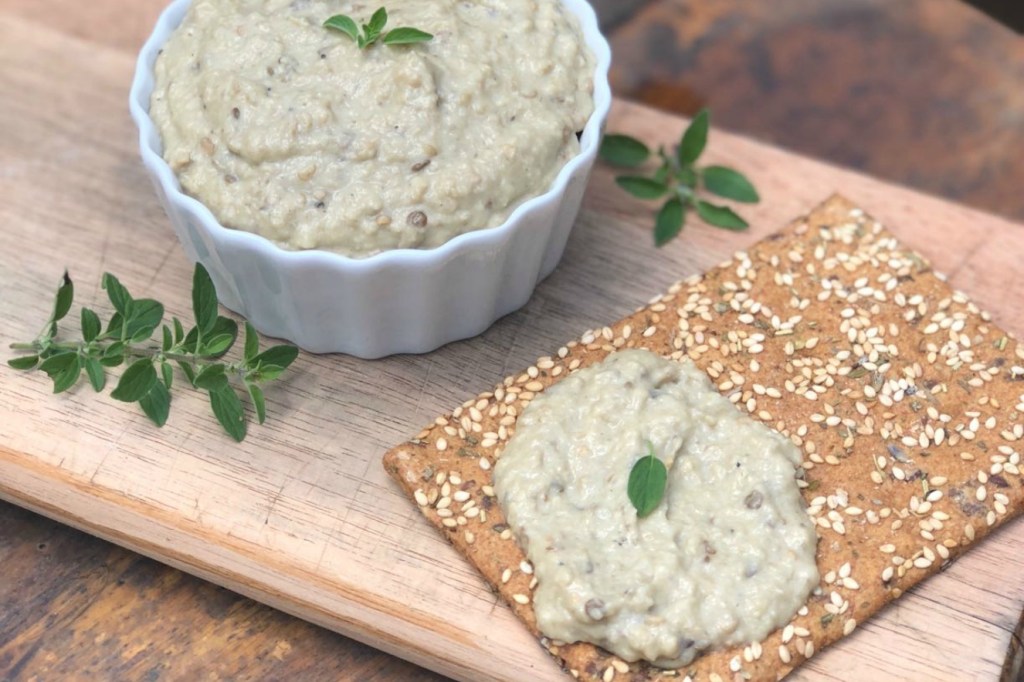 Babaganuche com biomassa é versão funcional da receita árabe
