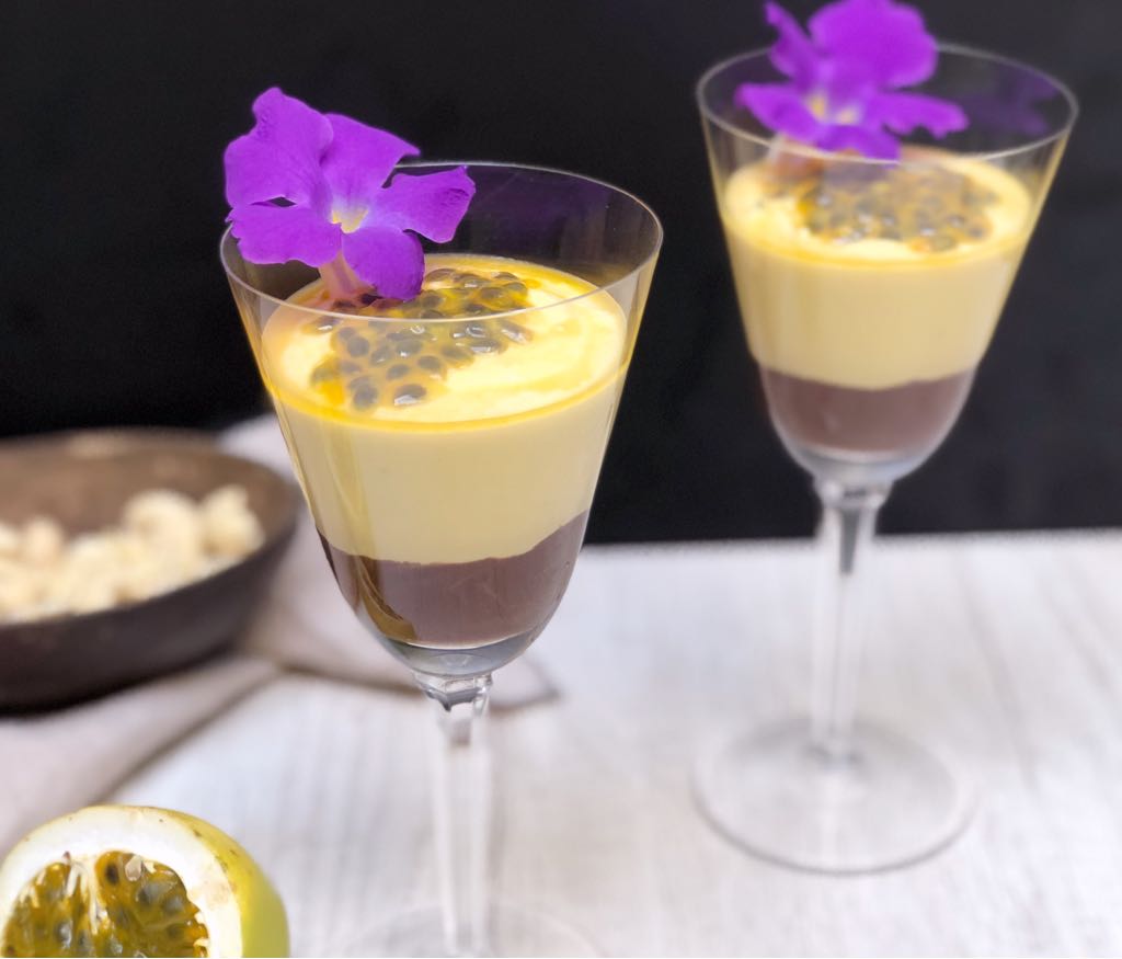 Docinho saudável: faça este creme low carb de maracujá e chocolate