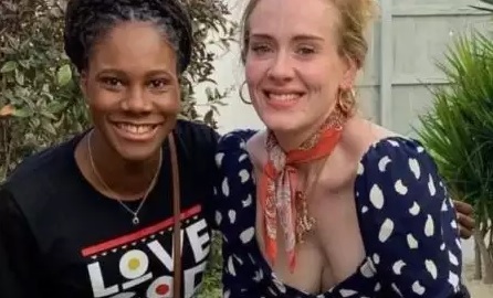 Adele com uma fã