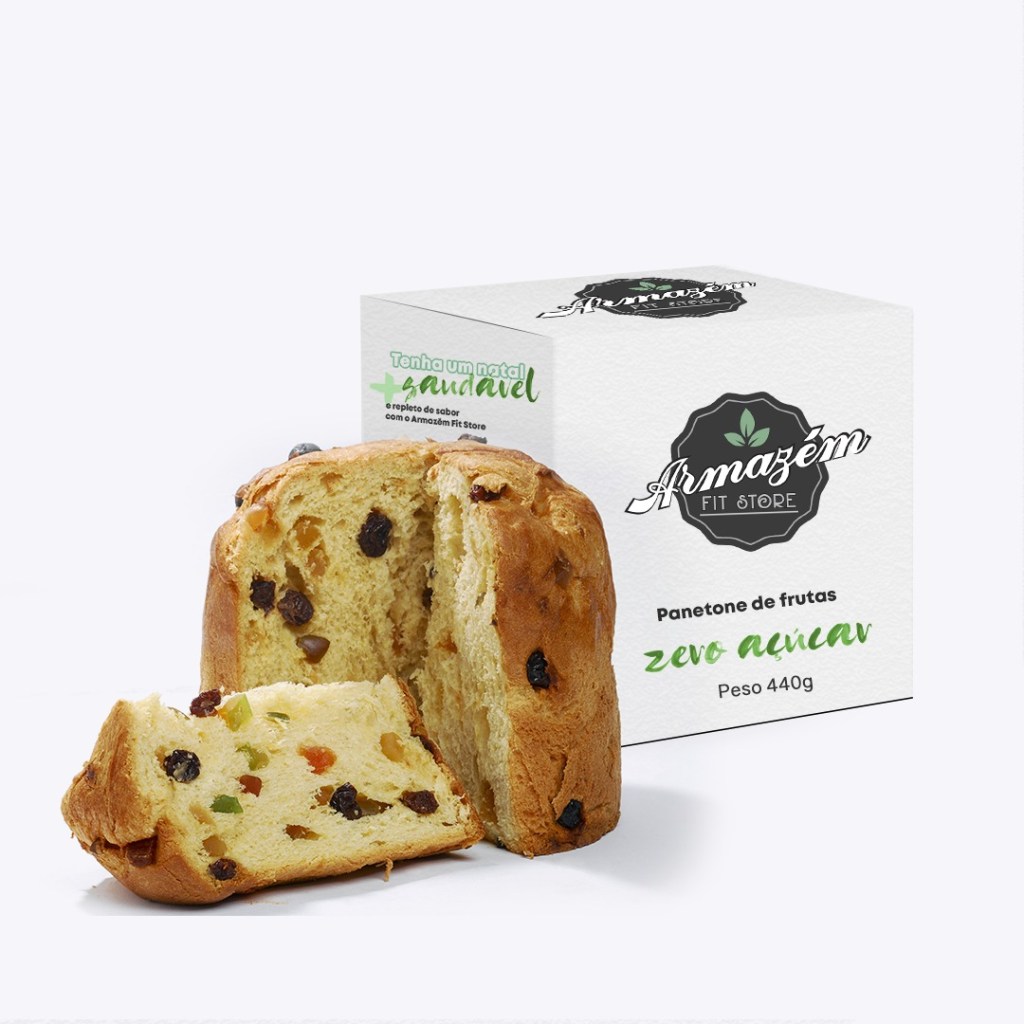 ArmazemFitStore_panetone de frutas panetone armazém fit store