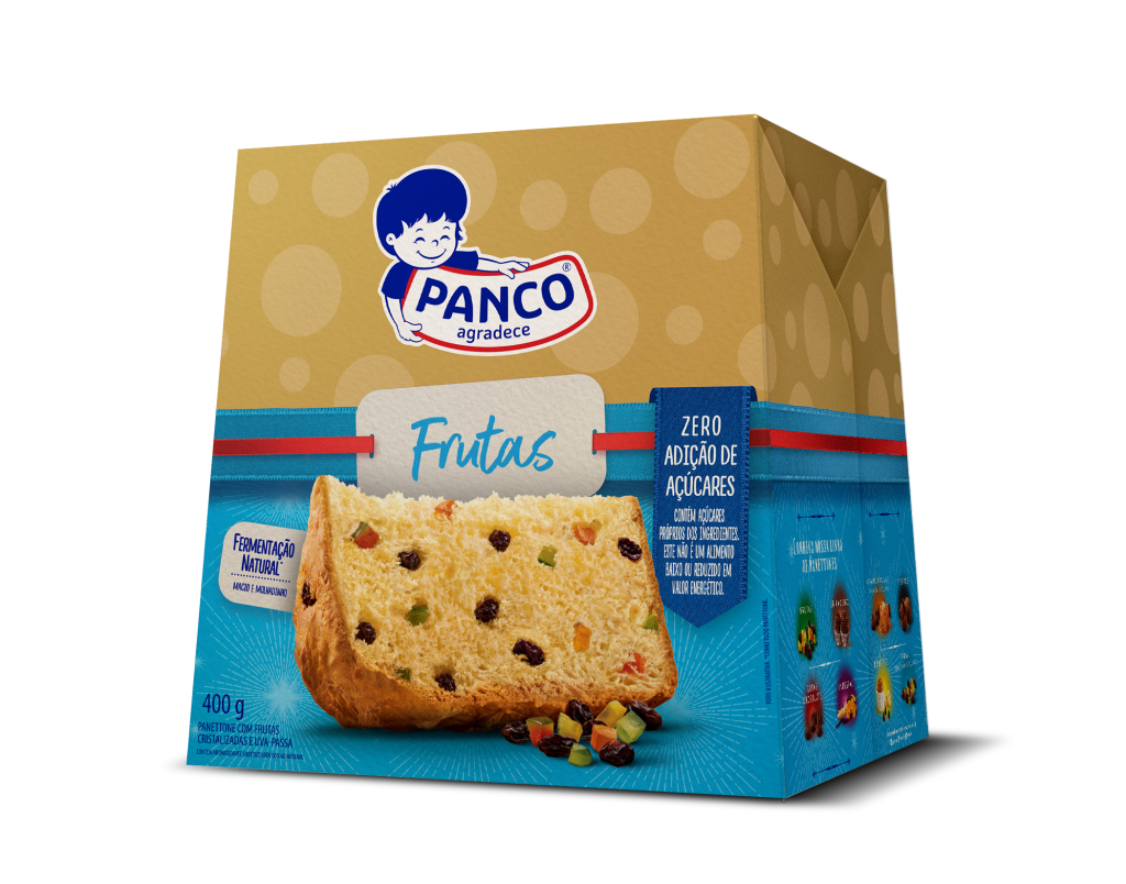 Frutas Zero Adição de Açúcares panetone panco