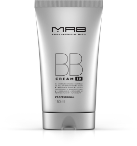 MAB – BB Cream 150ml – R$ 84 – Onde encontrar MG Hair Design, nas lojas Beleza na Web, Mundo do Cabeleireiro e Sephora -