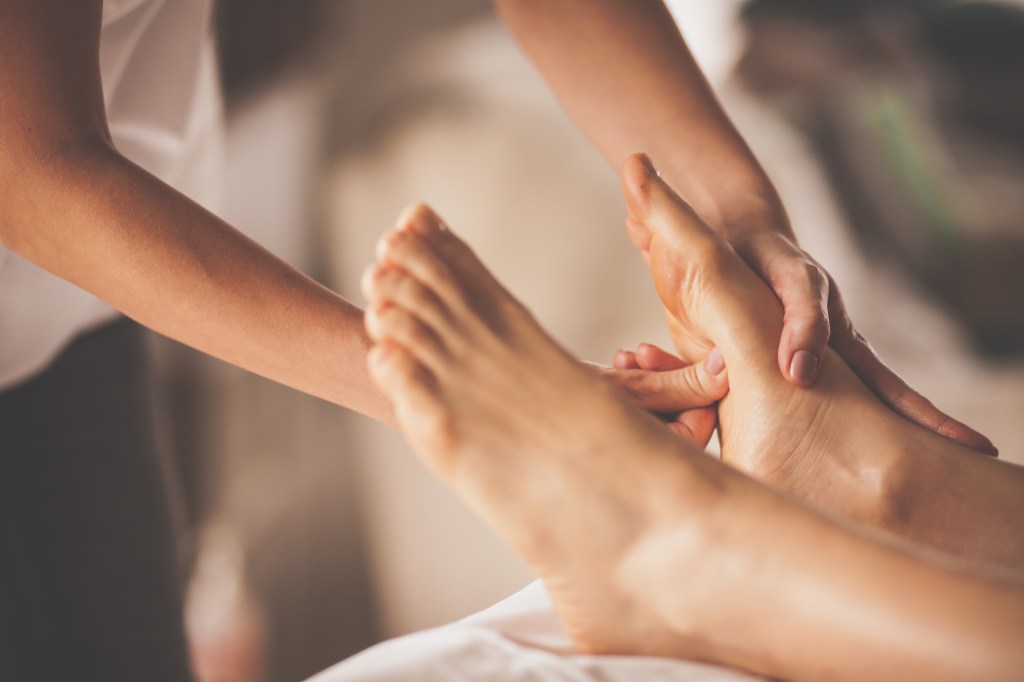 Tipos de massagens - Reflexologia