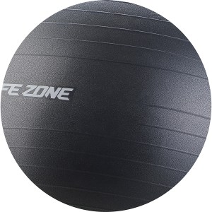 Americanas_Bola de Pilates 65cm com Bomba de Encher Grafite – Life Zone – R$ 69,99 Bola de pilates