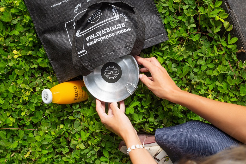 Olivia Delivery sustentável: já pensou em retornar todas as embalagens utilizadas?