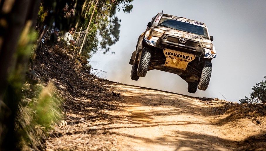 preparação para prova de Rally