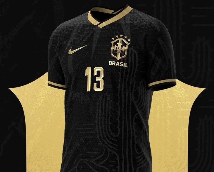 Camiseta preta da seleção é a mais procurada, seguida pela azul