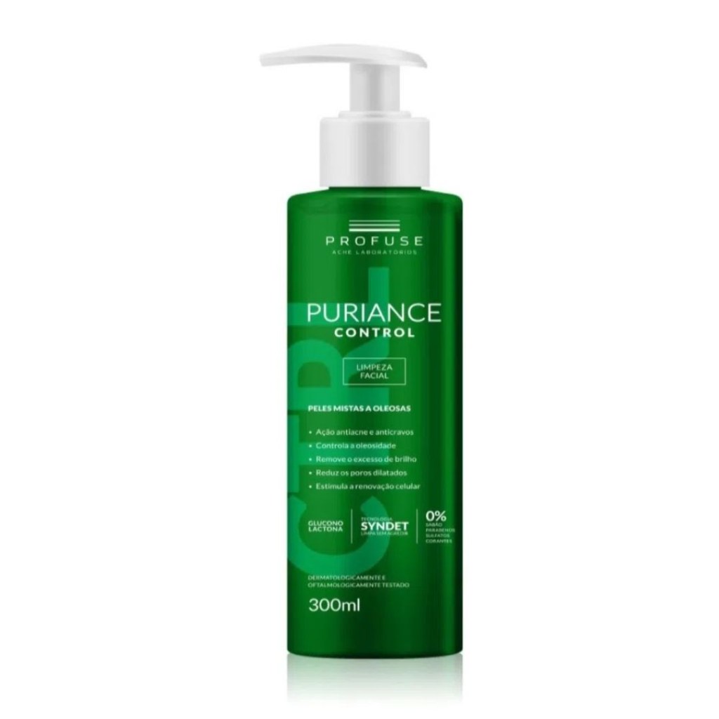 sabonete líquido Sabonete líquido para peles oleosas e com acne Profuse Puriance Control