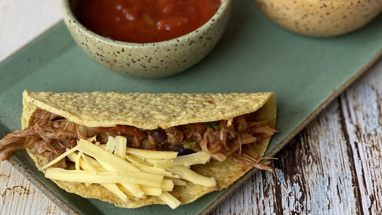 Aprenda a fazer tacos com chilli de jaca