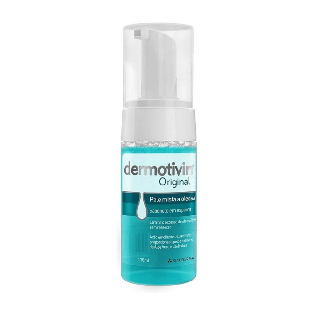 dermotivin pele mista oleosa espuma original foam