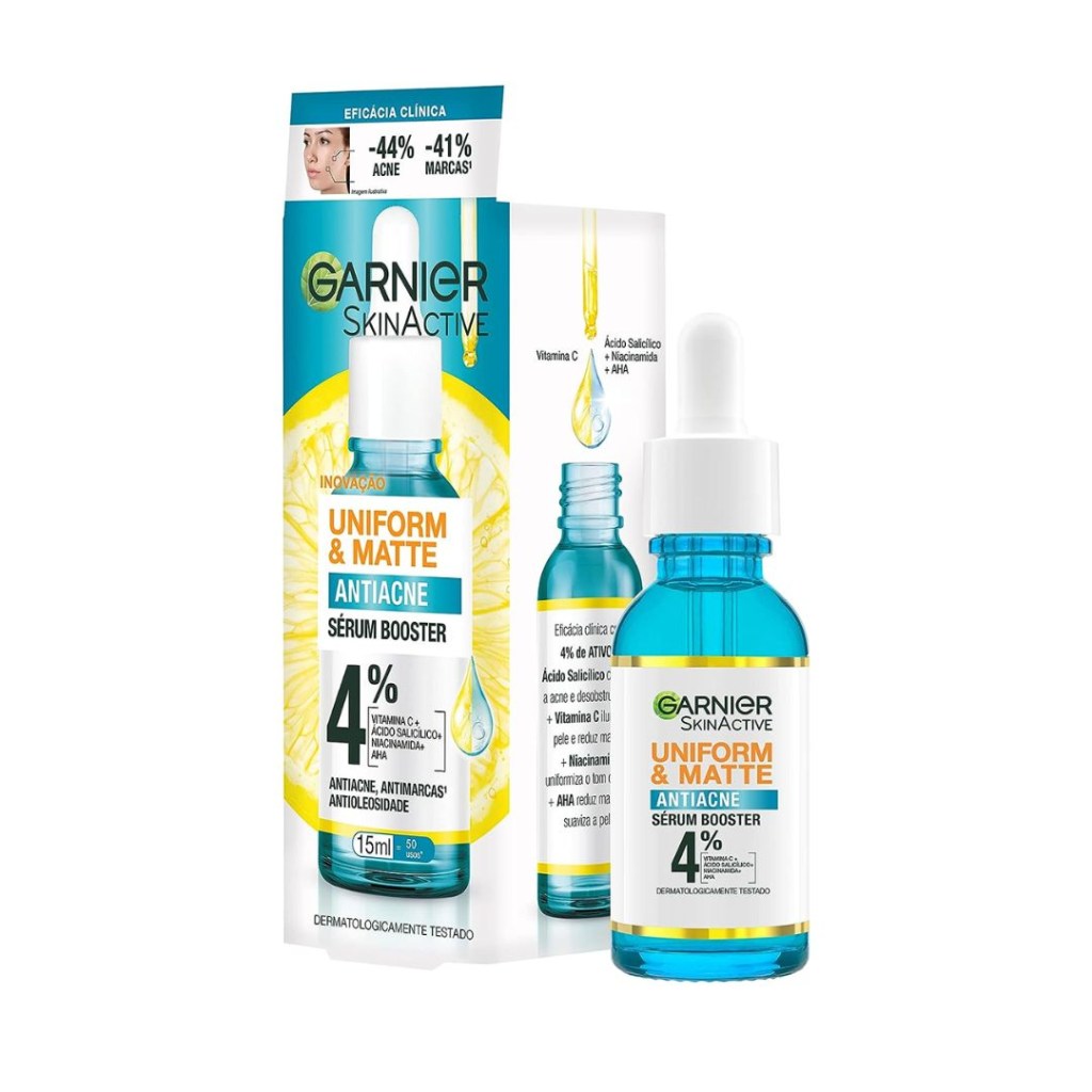 garnier skin active uniform matte Sérum Facial Uniform Matte Antiacne