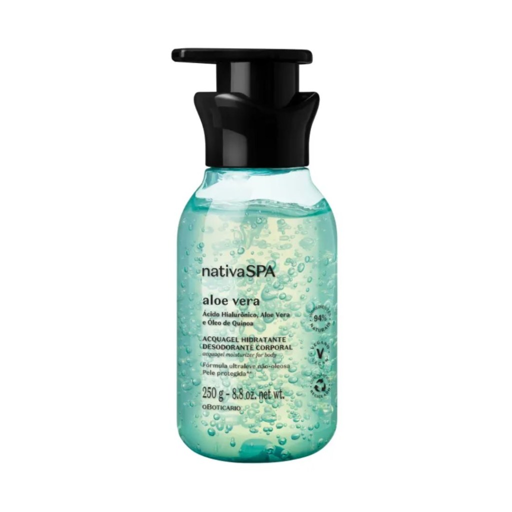 nativaspa aloe vera hidratante Acquagel Hidratante Desodorante Corporal Nativa SPA Aloe Vera