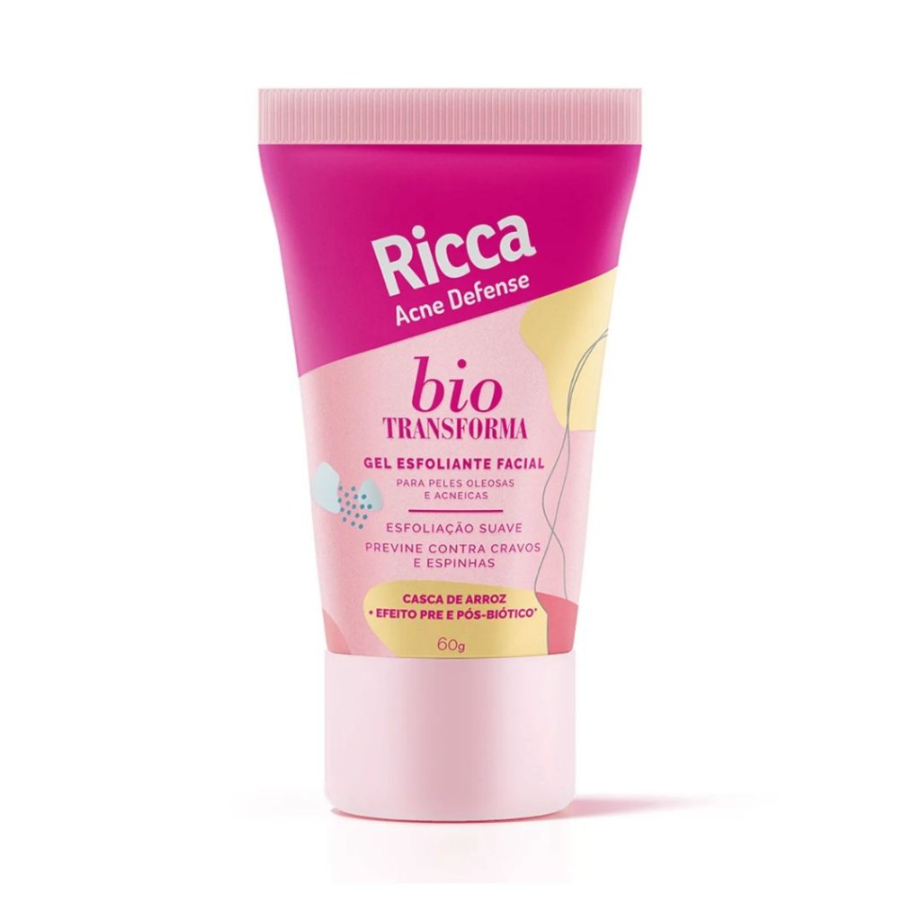 ricca esfoliante para pele oleosa