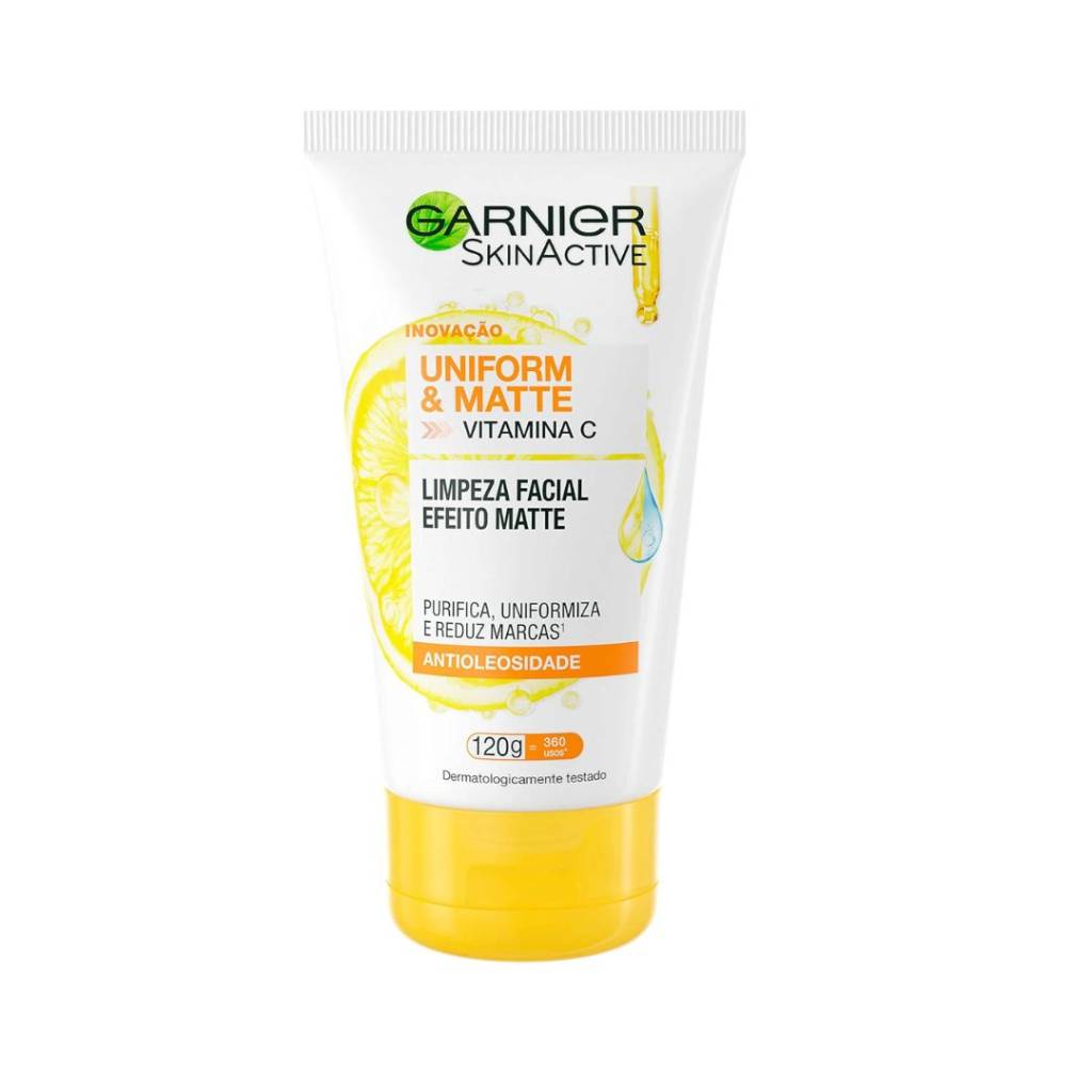 Limpeza Facial Garnier Uniform & Matte Vitamina C