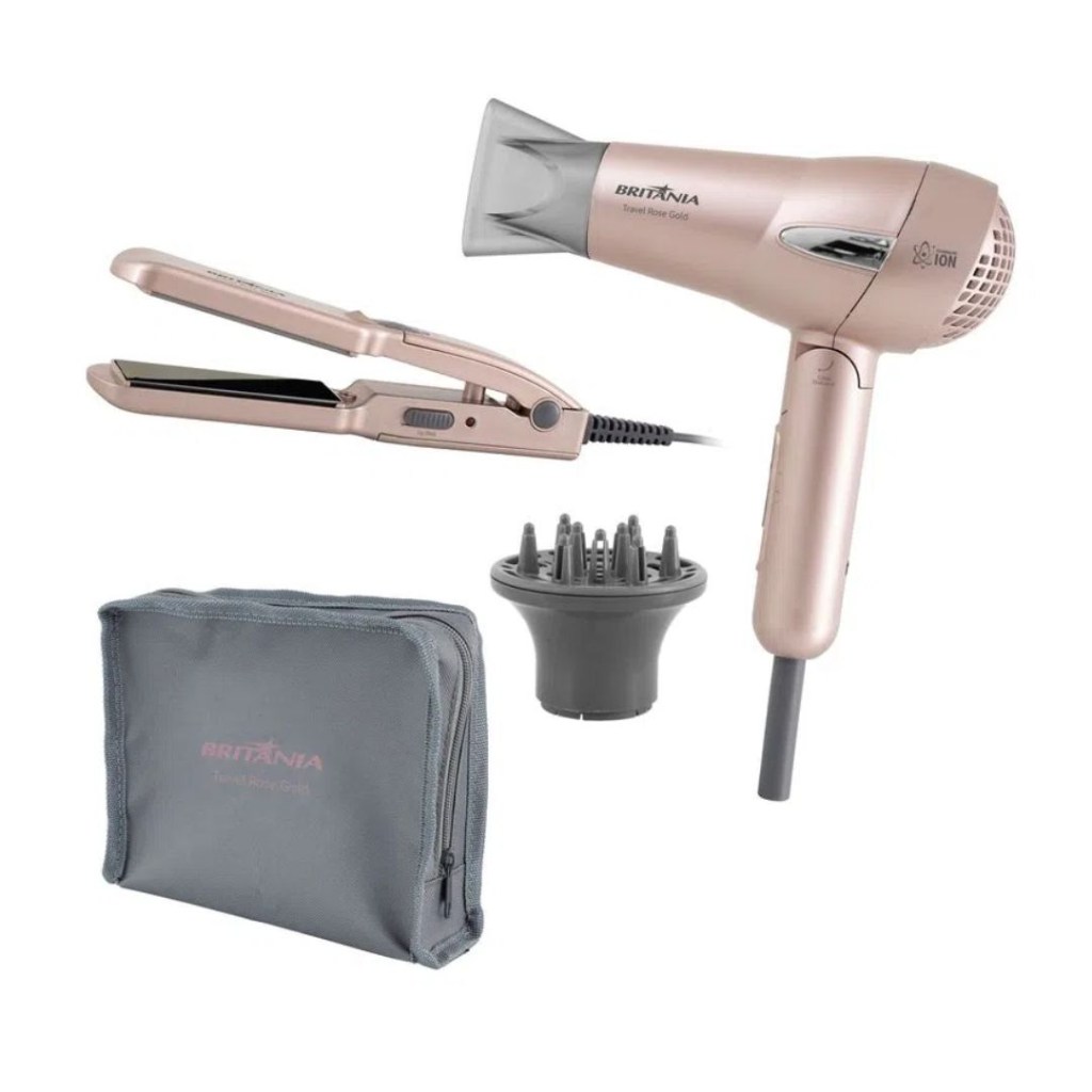 kit britania kit secador e prancha britânia