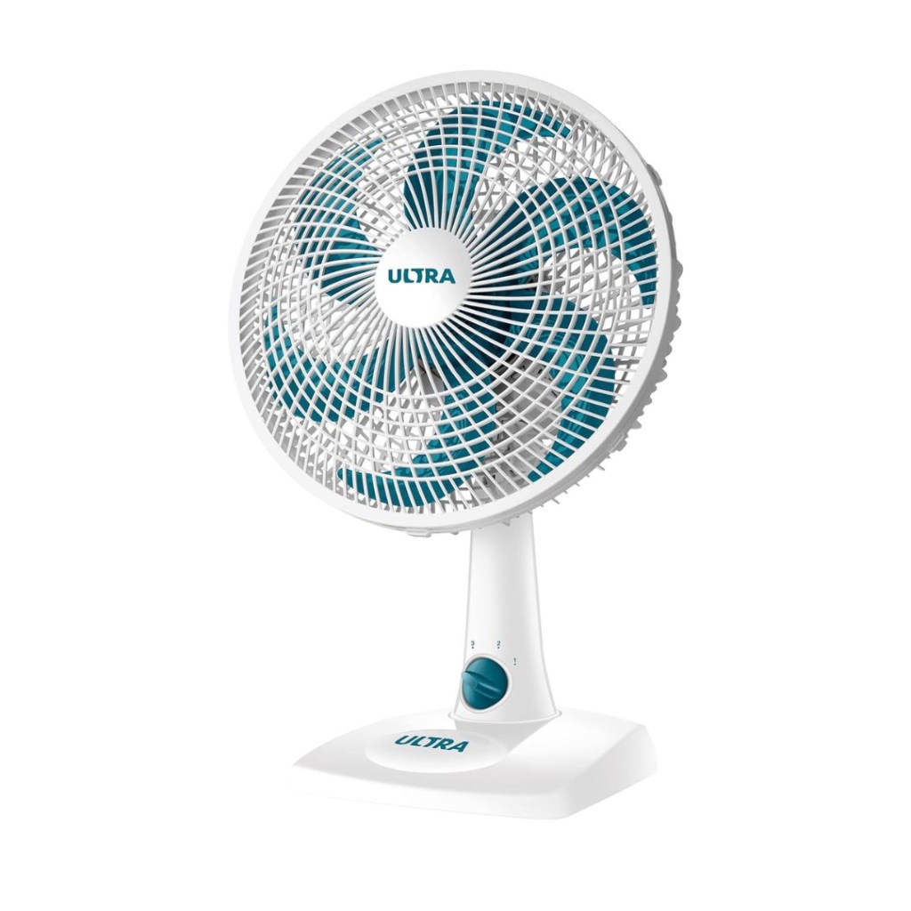 Ventilador de mesa Branco e Azul Ultra