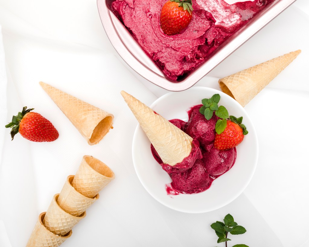 Receita de sorvete proteico: sabor e saúde sem banana!