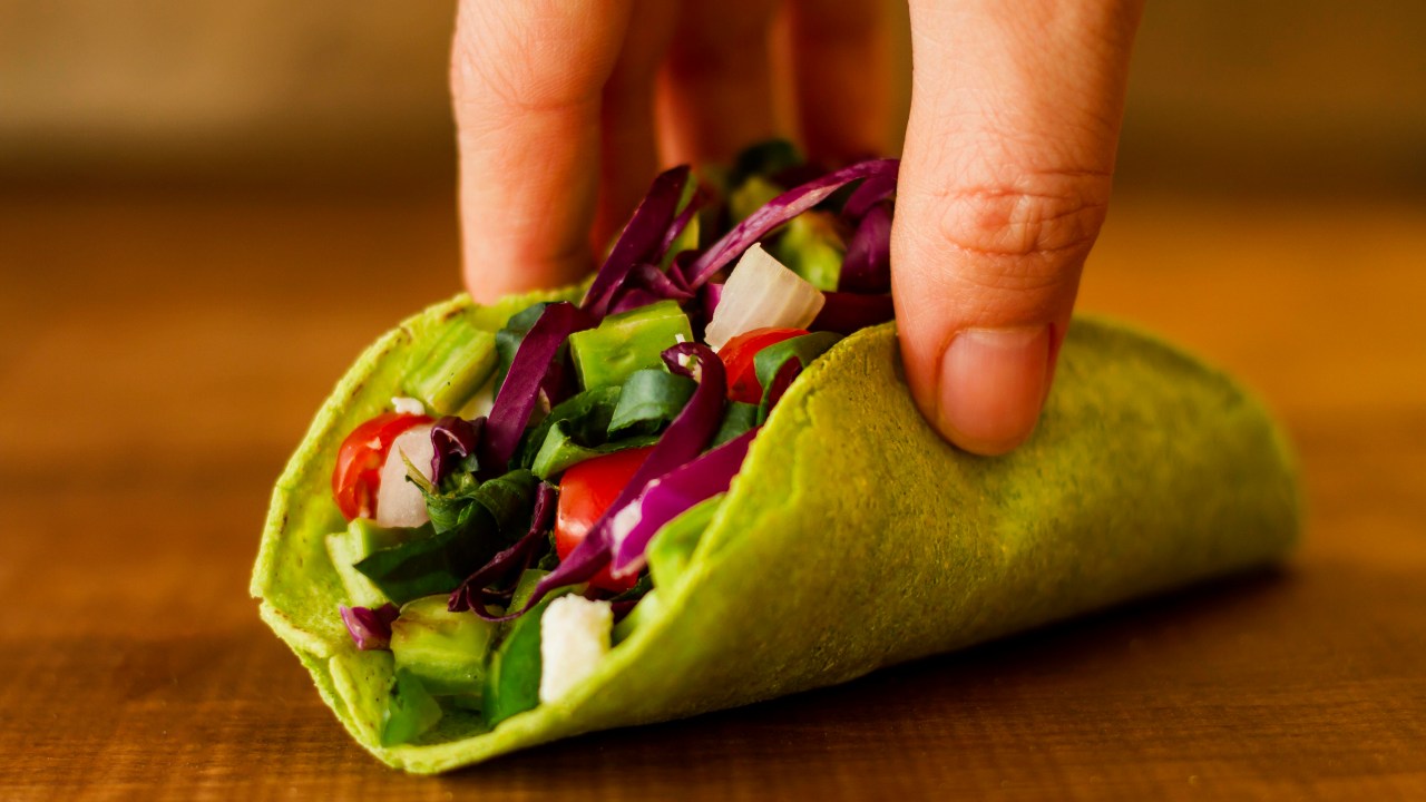 Aprenda a receita vegana de wrap