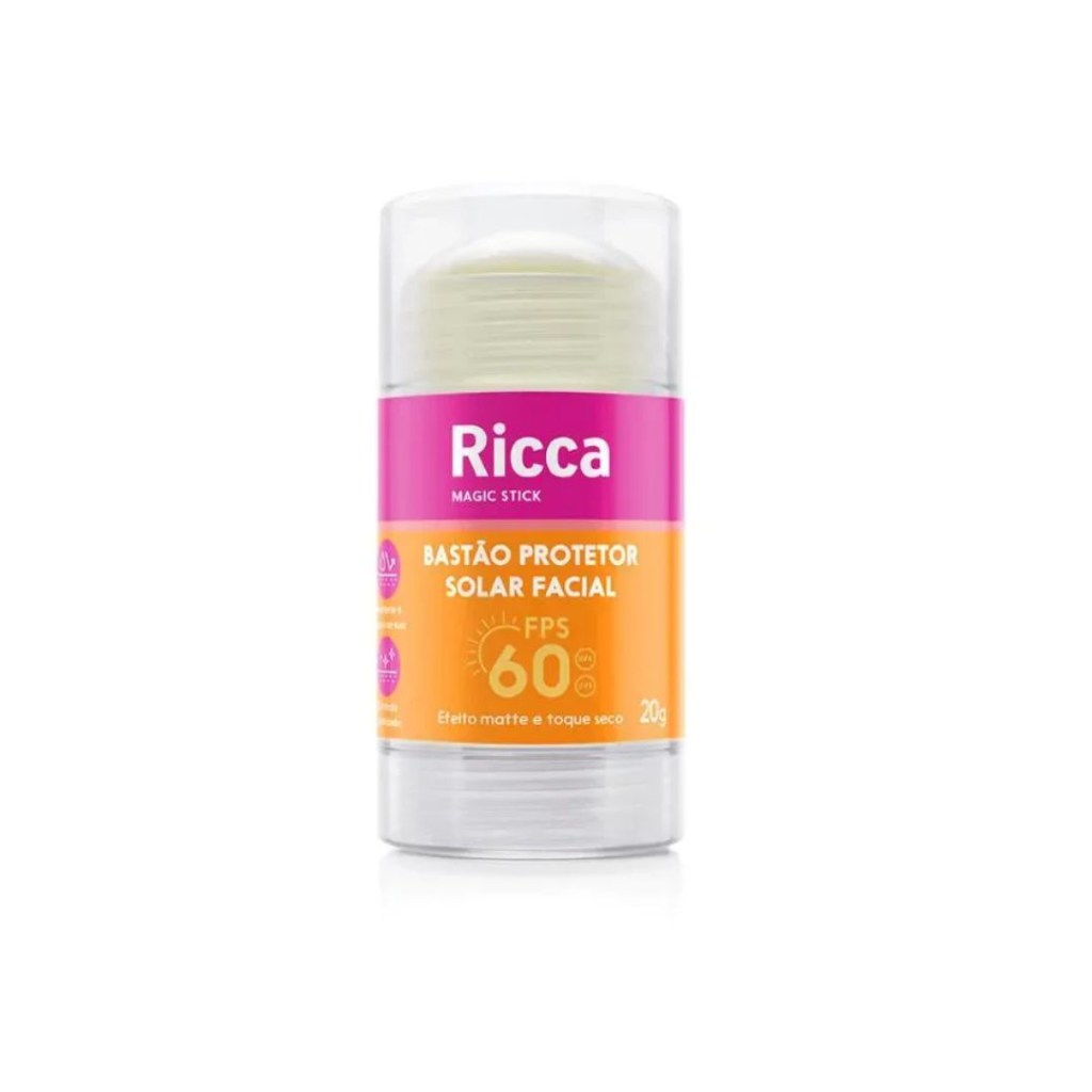 ricca protetor solar facial em bastão