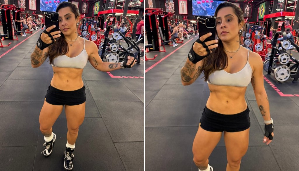 O treino de Lauana Prado para ter supercoxas