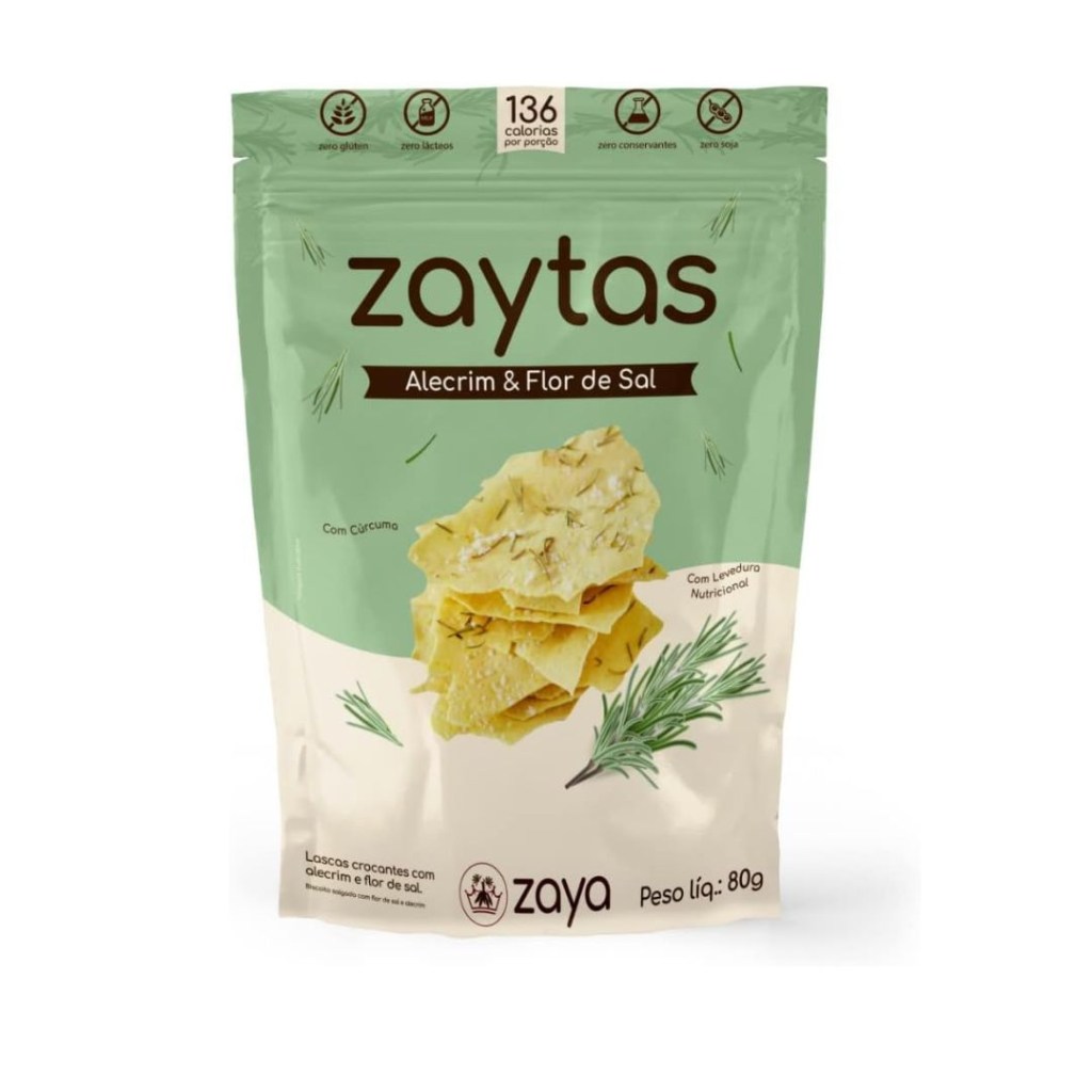 Biscoito Zaytas Alecrim e Flor de Sal